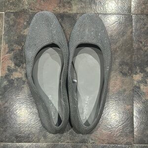 London Fog Gray Flats Comfortable Loafers